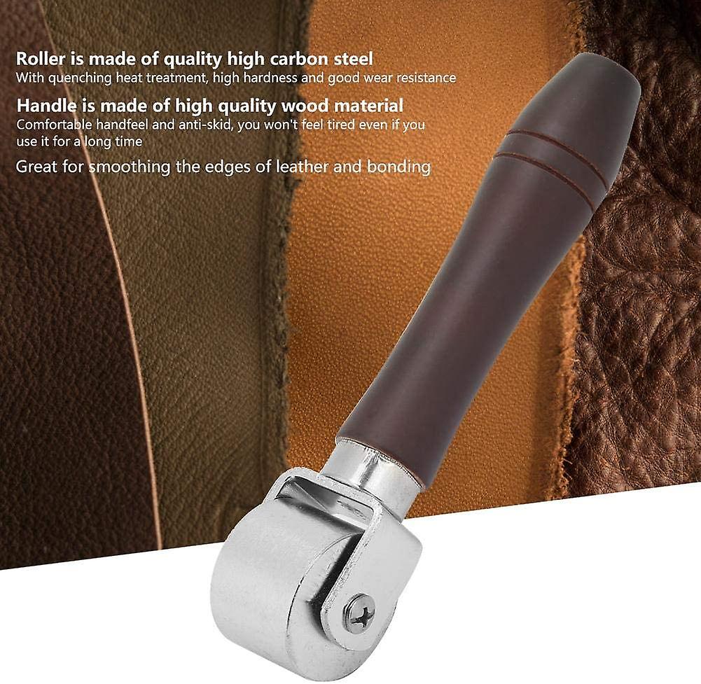 Leather Edge Roller, Laminating Tool Leather Glue Laminating Roller (26MM)