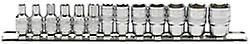 Draper 16487 1/4" 13pc Metric Socket Rail