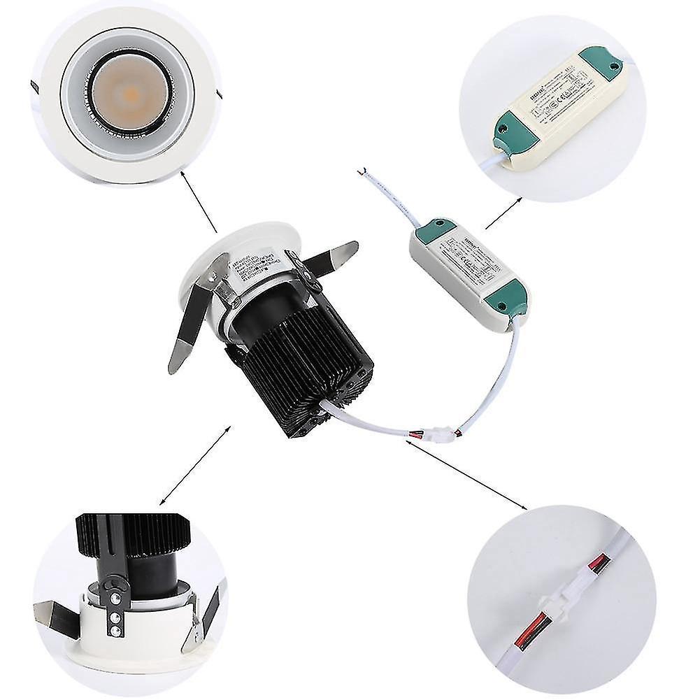 S 15W Wall Washer lamp Embedded Rotatable Led Spotlight