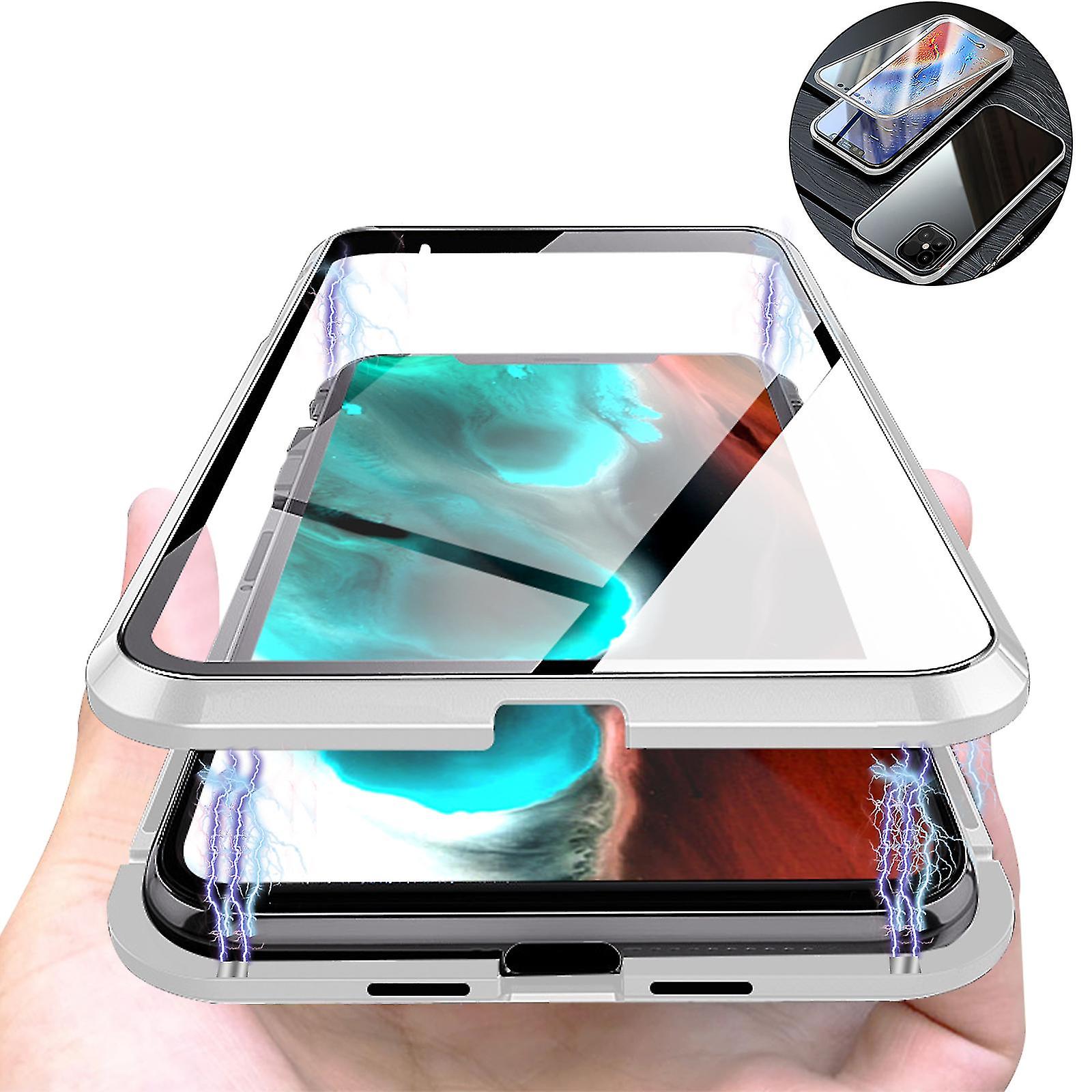 360 Degree Double-sided Protection Tempered Glass Case Compatible For Iphone 12 Pro Max