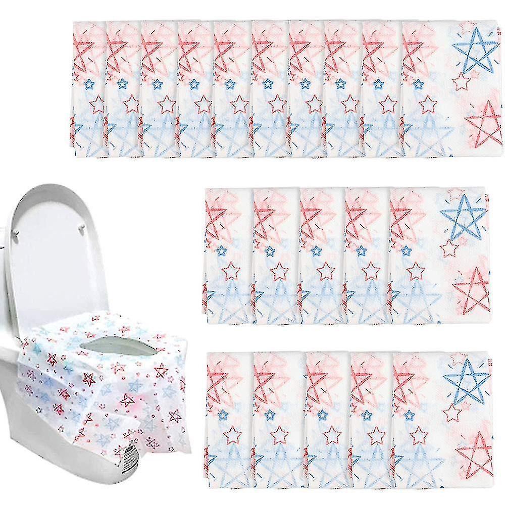 20 Pcs Toilet Pad Disposable Toilet Seat Cover Non slip Waterproof Lightweight