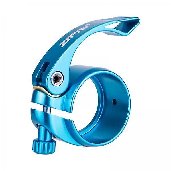 2xQuick Release Bicycle Seatpost Clamp 39.8mm Cycling Modification Blue