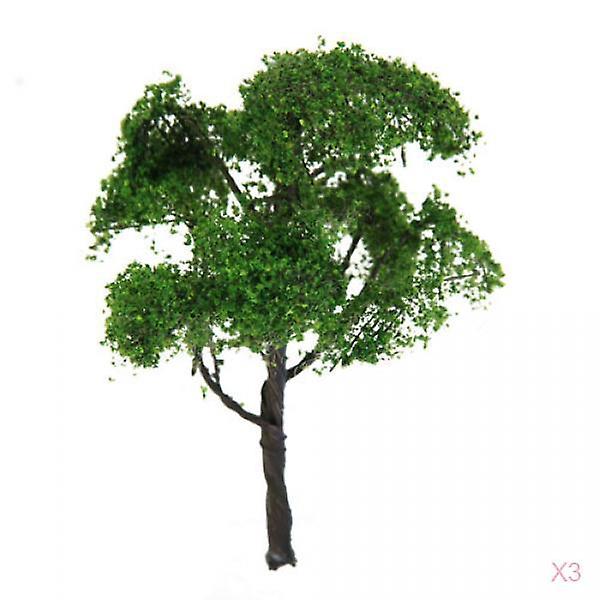 12cm/4.72'' Scenery Landscape Model Elm Tree for Architecture Building 3Pcs