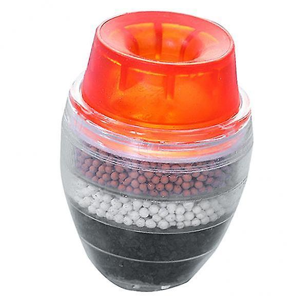 2xKitchen Water Saving Tap Nozzle Head Filter Anti-Splash Sprayer  Red