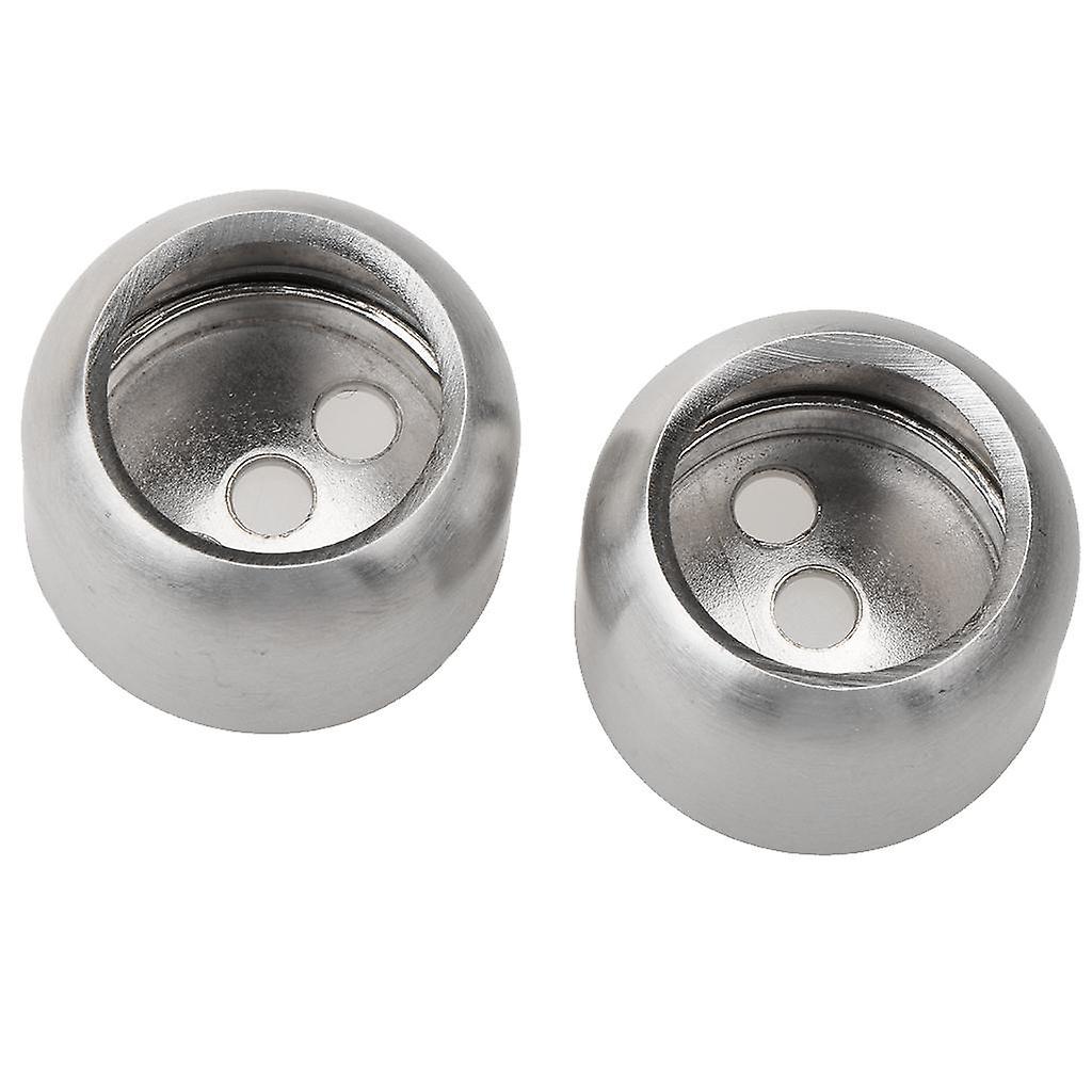 2pcs Wardrobe Pipe Bracket Hanging Rail Rod Support Socket  Inner dia 25mm