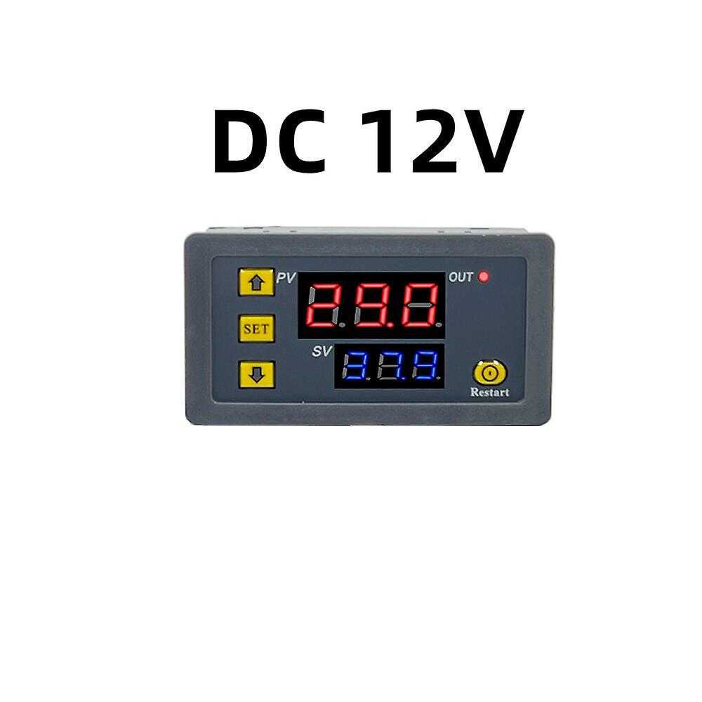 Ac 110v 220v Dc 12v Digital Time Delay Relay Led Display Cycle Timer Control Switch Adjustable Timing Relay Time Delay Switch