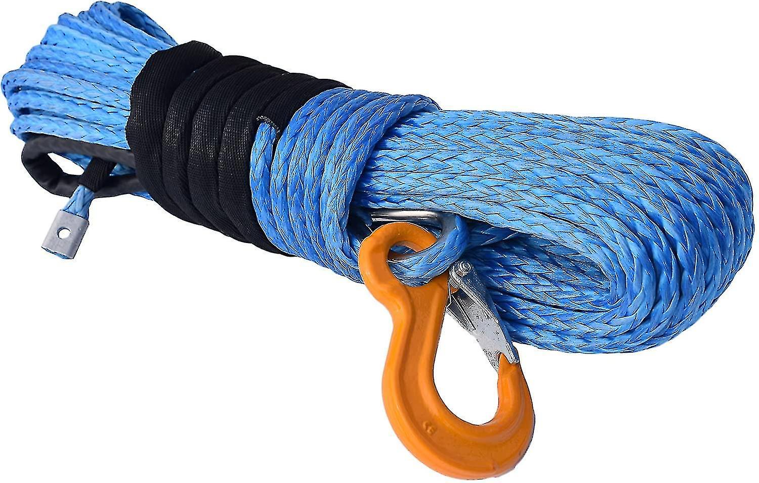 Synthetic Winch Rope For Atv Utv, Synthetic Winch, Boat Winch Cable (blue)