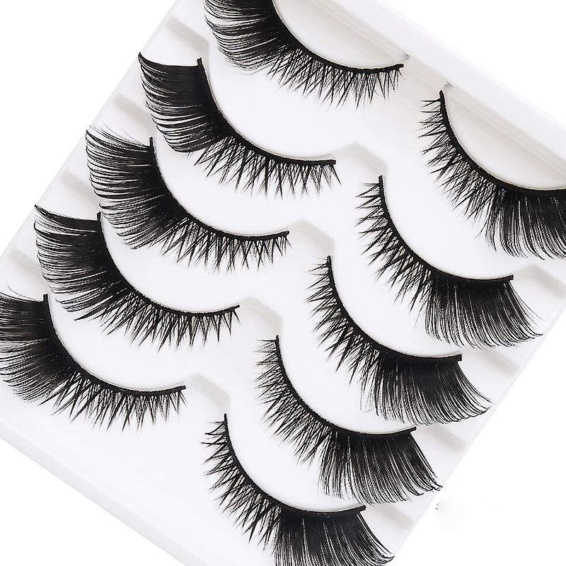 Curled And Voluminous False Eyelashes Premium Simulation False Eyelashes Ideal