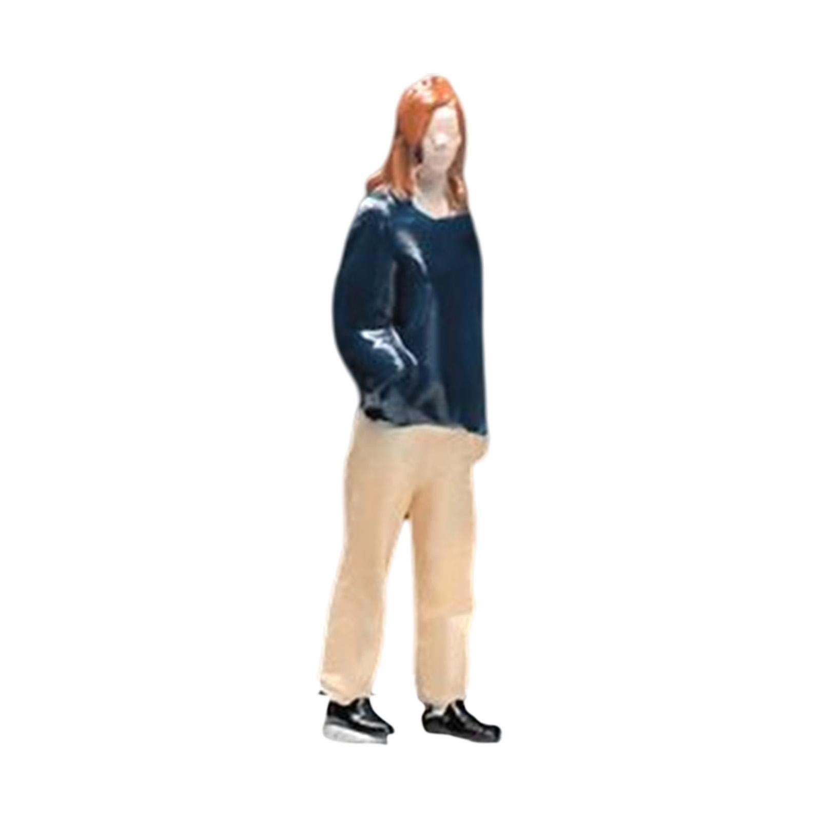1/64 Scale People Figurines Miniature People Model for DIY Projects Layout