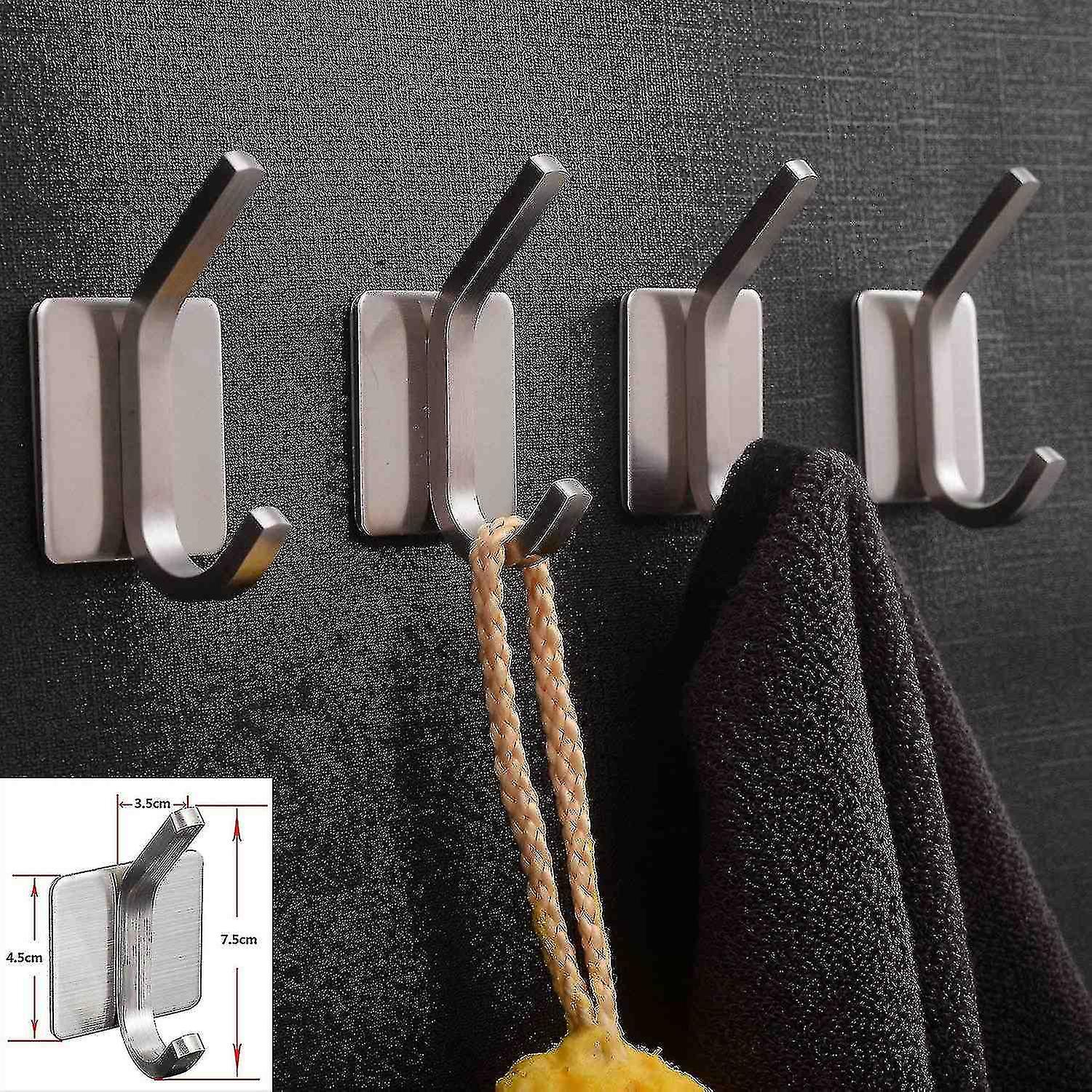 Towel Hook,3m Hooks ,adhesive Hooks Bathroom, Self Adhesive Coat Hook