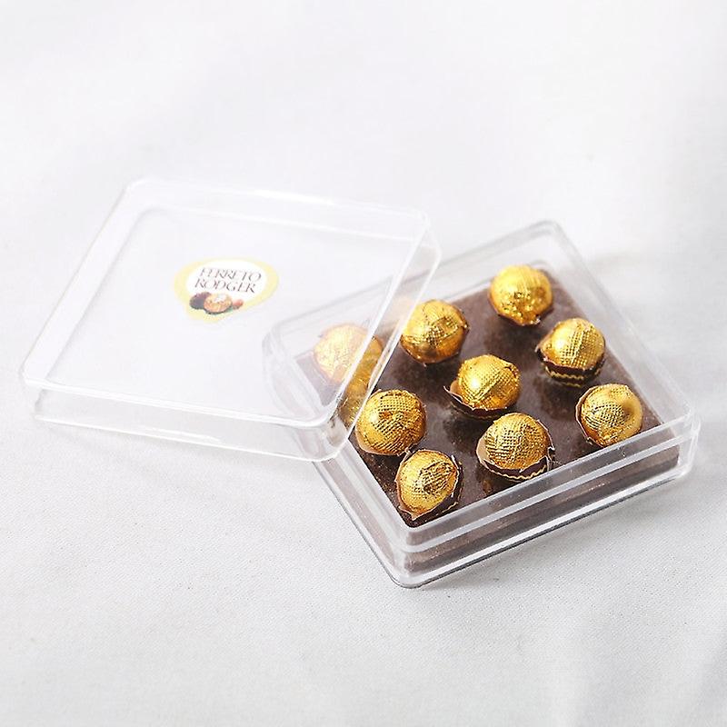 Miniature Furniture Toy Dolls House DIY Decoration Accessories Mini Chocolate Simulation