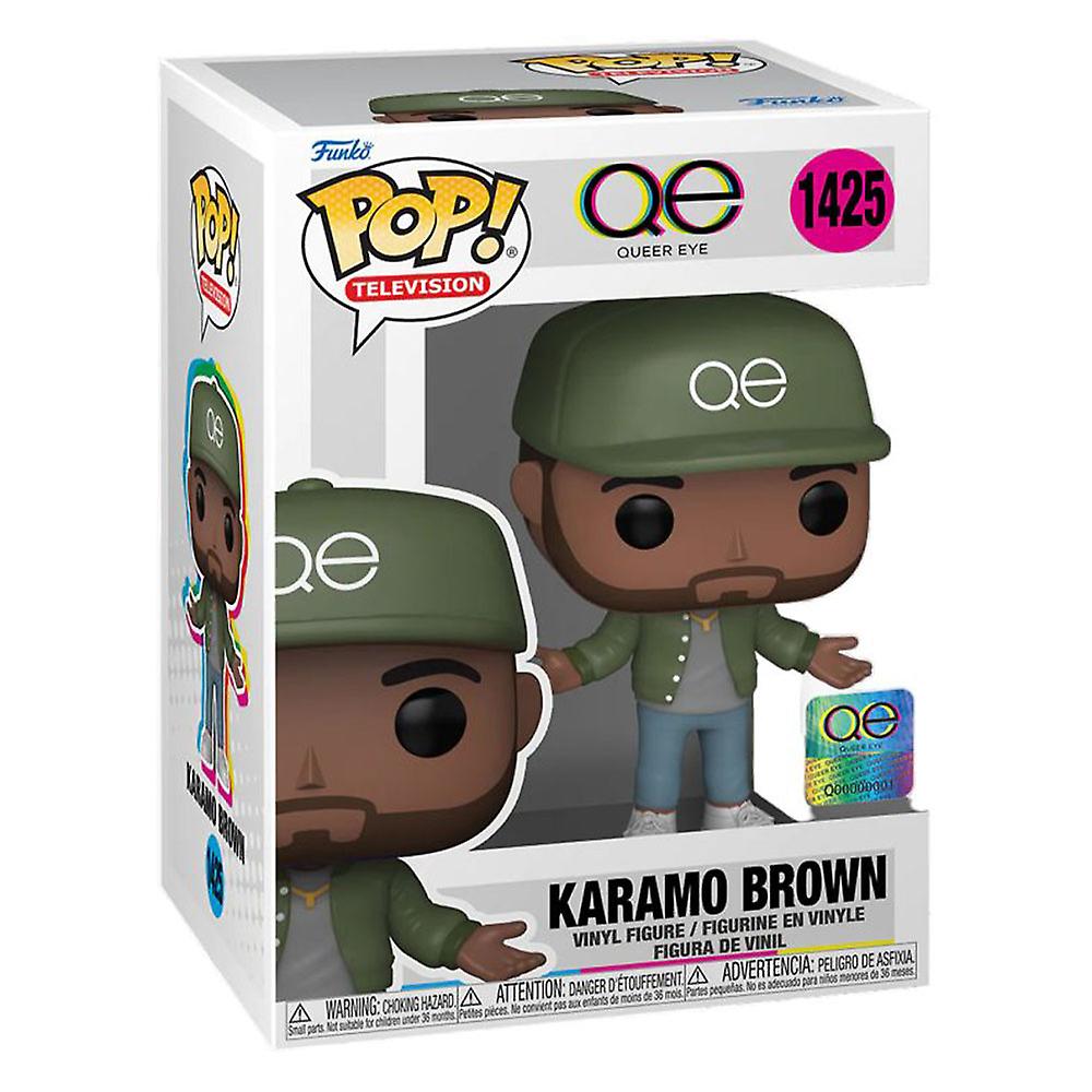Funko Pop Television Queer Eye Karamo Brown Vinyl Figure Ages 3 Years and Up