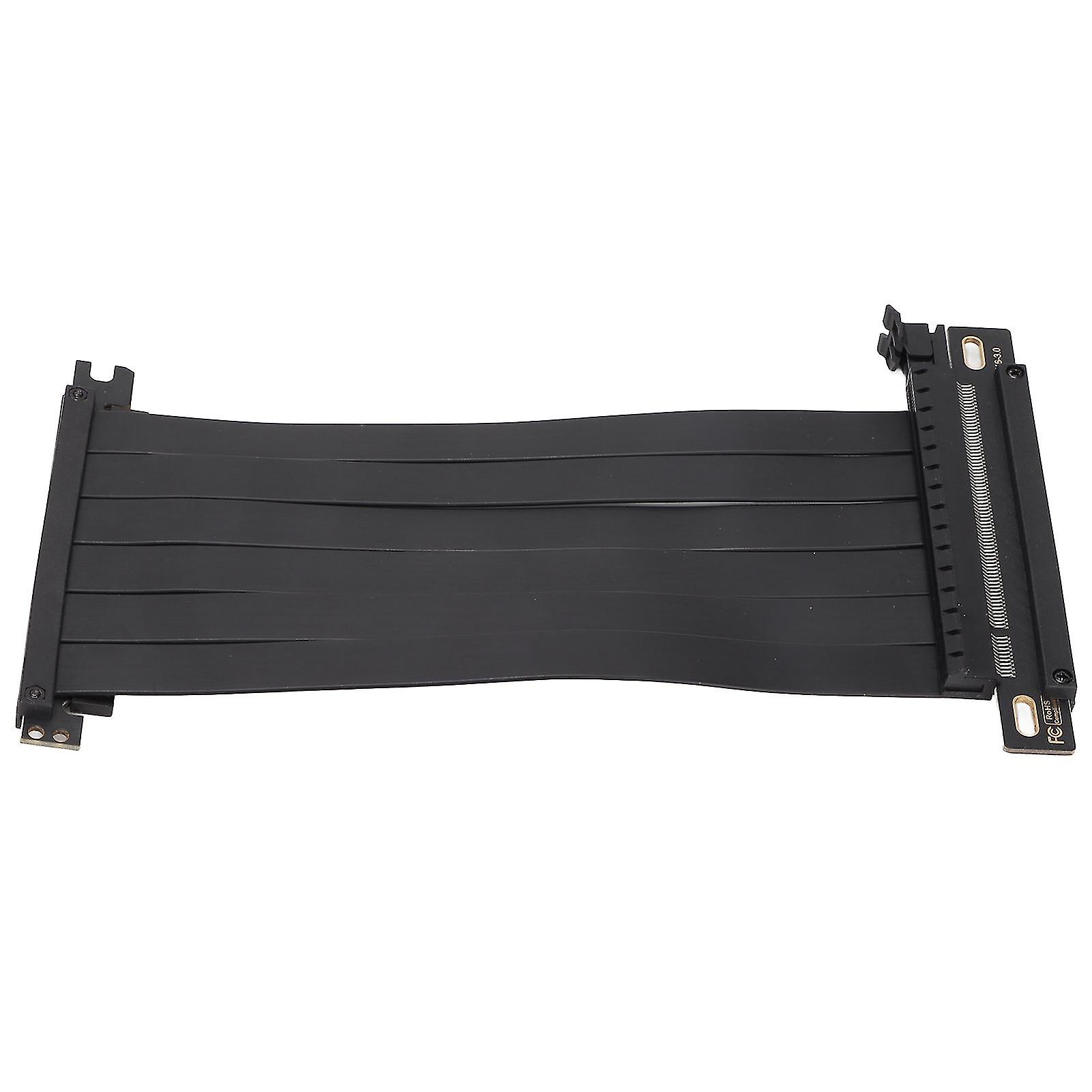 PCIE 3.0 16X Graphics Card Extension Cable with Bilateral Protection and Stability