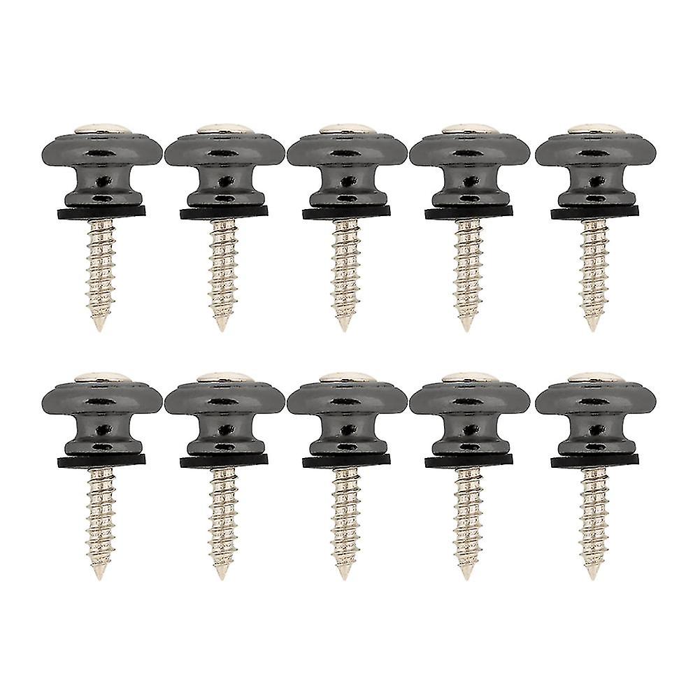 Låsknappar för gitarrrem, ändstift i metall, elbas och ukulele