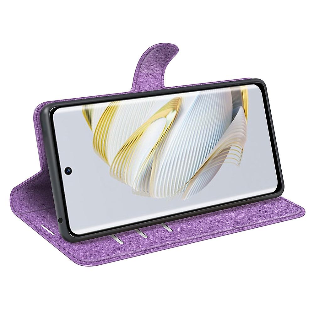 Stand Phone Case for Huawei nova 10 4G,Litchi Texture Anti-wear Drop-proof Wallet Folio Flip Cover