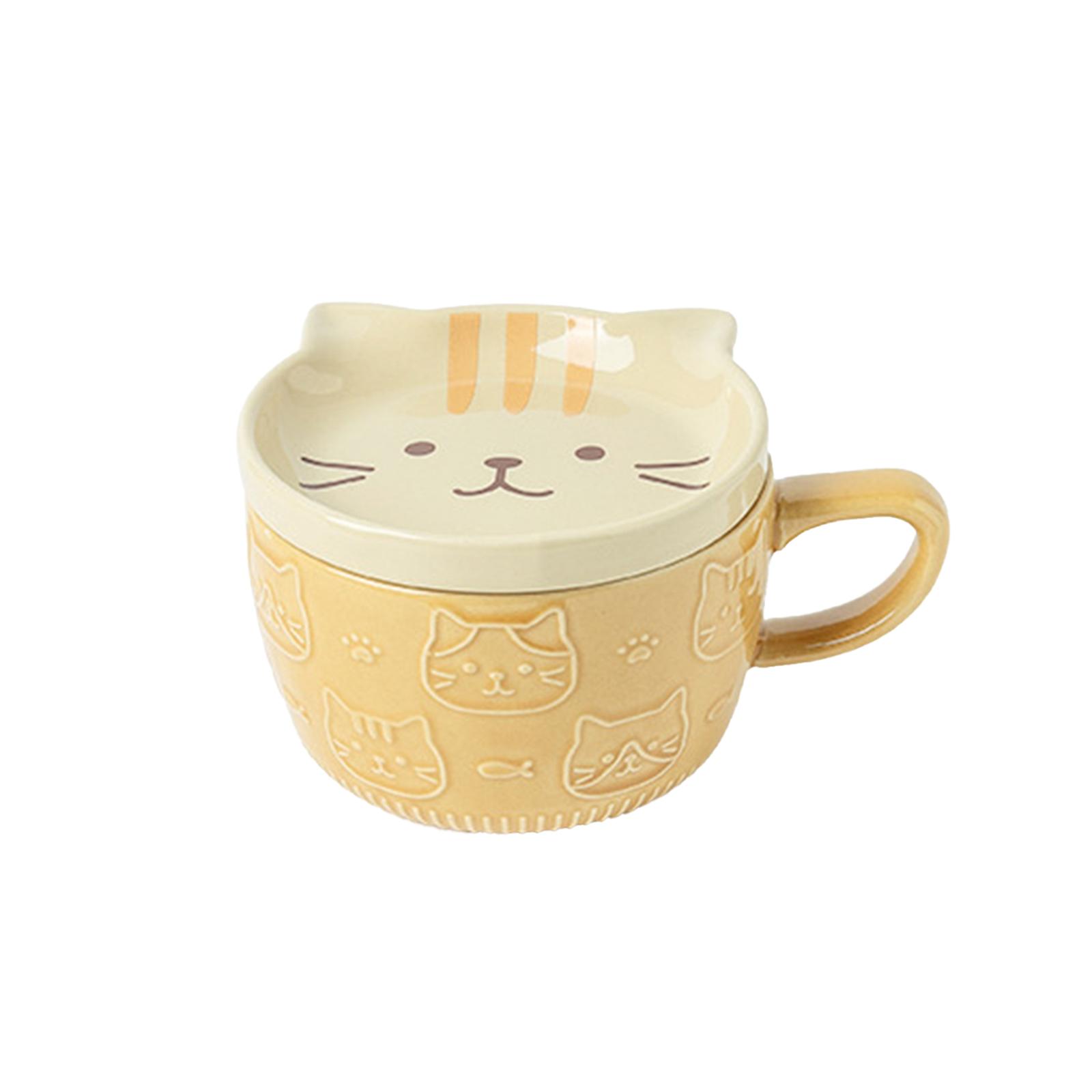 Ceramic Coffee Ceramic Mug Cartoon Mug With Lid