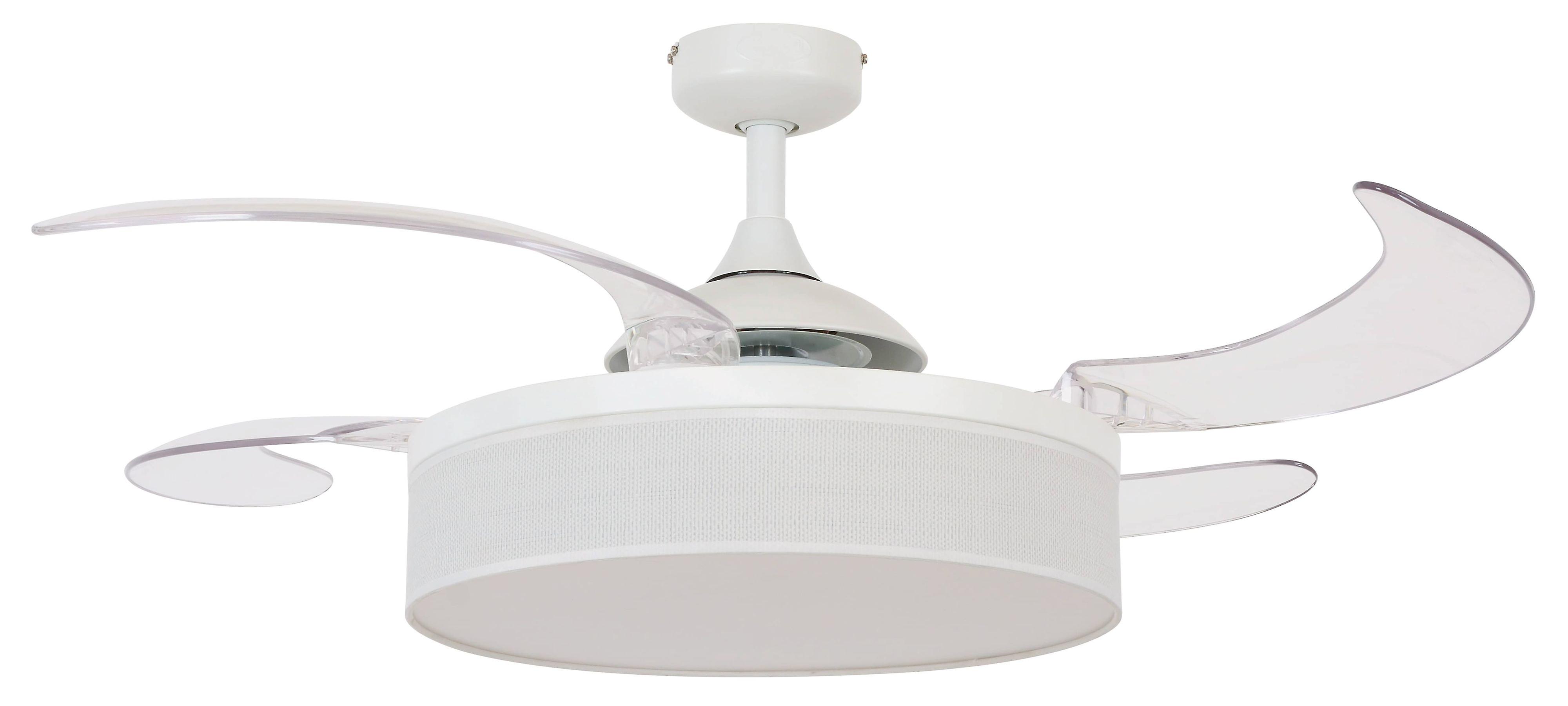 Retractable ceiling fan Fanaway Fraser White