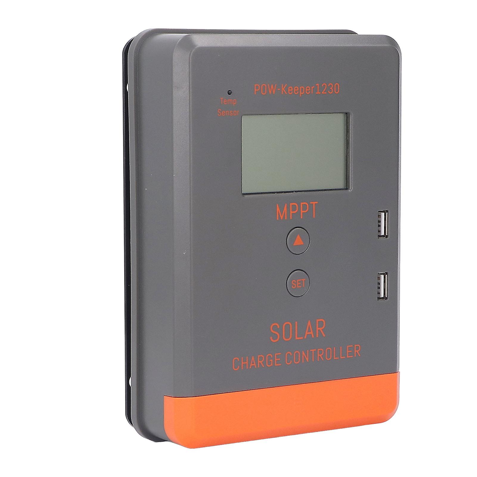 MPPT Charge Controller Solar Panel PV Discharge Multi Protection 30A 12V 24V Automatic 