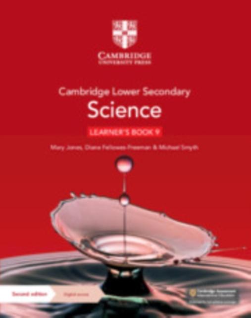 Cambridge Lower Secondary Science Learners Book 9 With Digital Access 1 Year by Michael Smyth Paperback Book