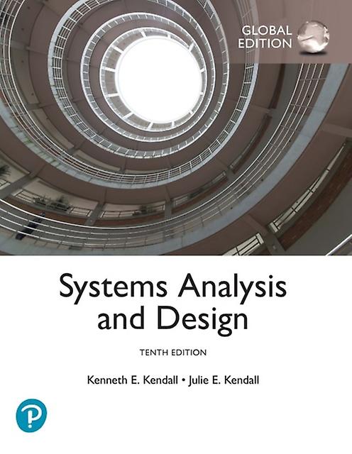 Systems Analysis And Design Global Edition by Julie Kendall Paperback