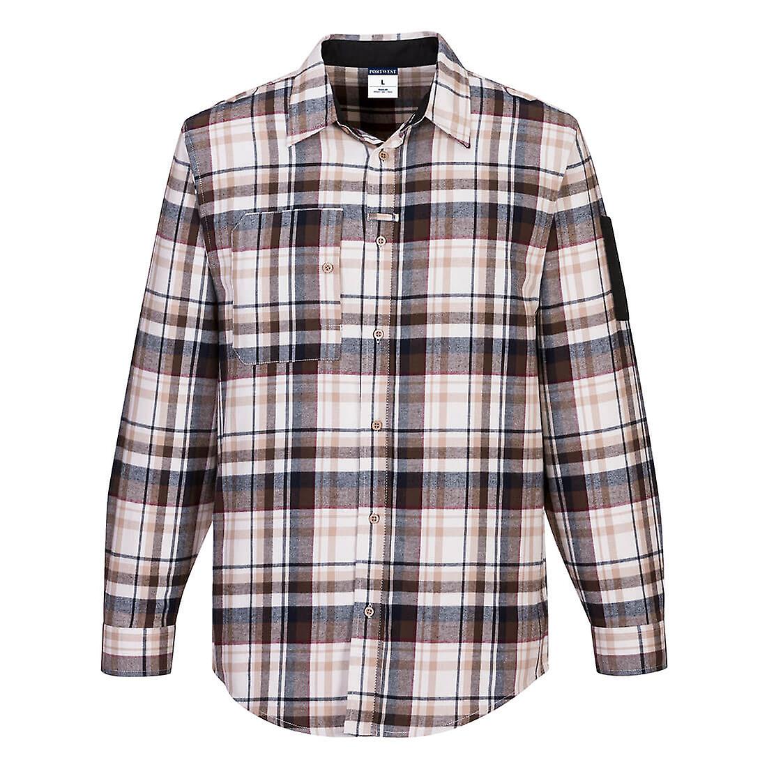 Portwest Kx370 Kx3 Check Work Shirt