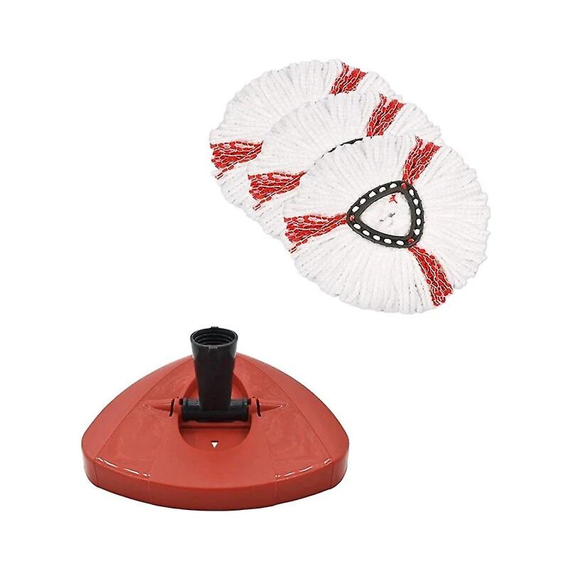 Mop Washable Mop Pad Polyester Reusable Mopping Cloth Mop Head Replacement Replacement Accessories For Vileda O-Cedar~18965