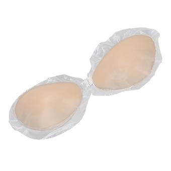 Strapless Silicone Bra Washable Unrestrained Adhesive Silicone Push Up Bra for Backless DressB Cup