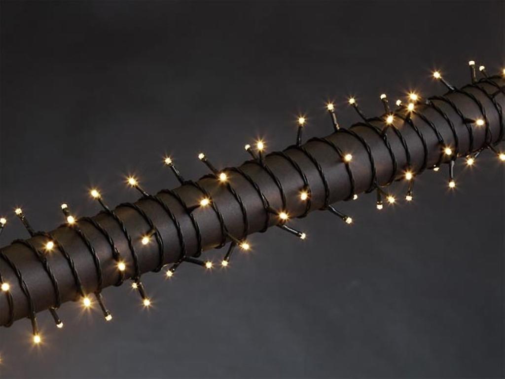 Luna LED - 12 M - 160 white lights - Green wire - Modulator - 24 V
