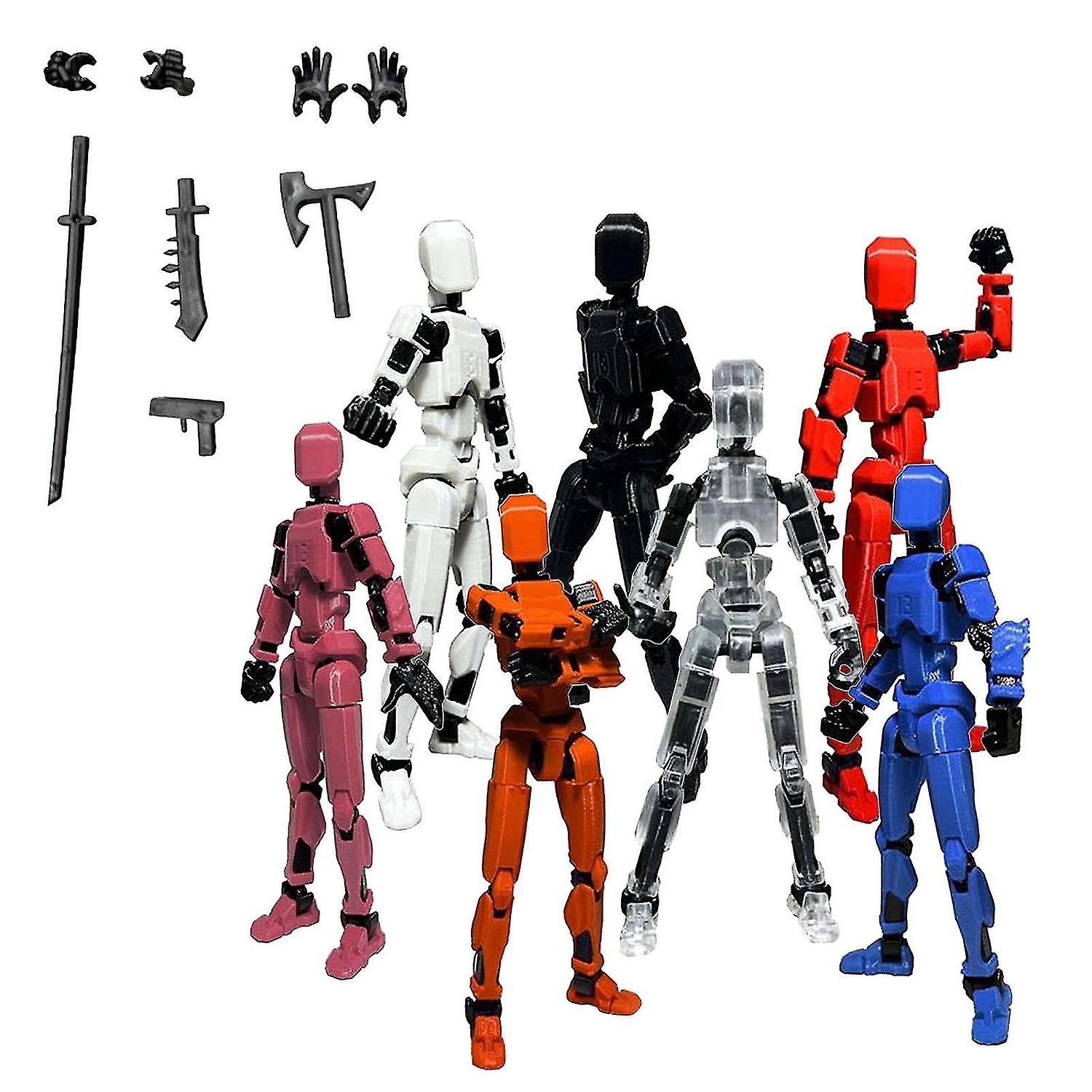 Action Figure Printed Movable 13 Articulated Robot Dummy Valentines Gifts For Him-xdd