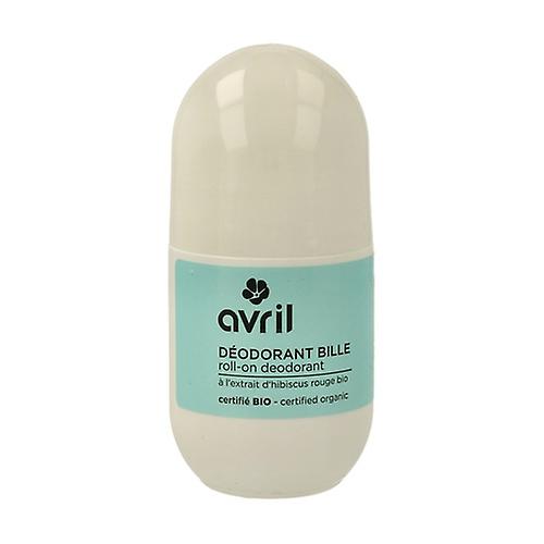 Organic Roll-On Deodorant 50 ml of cream of 515mg