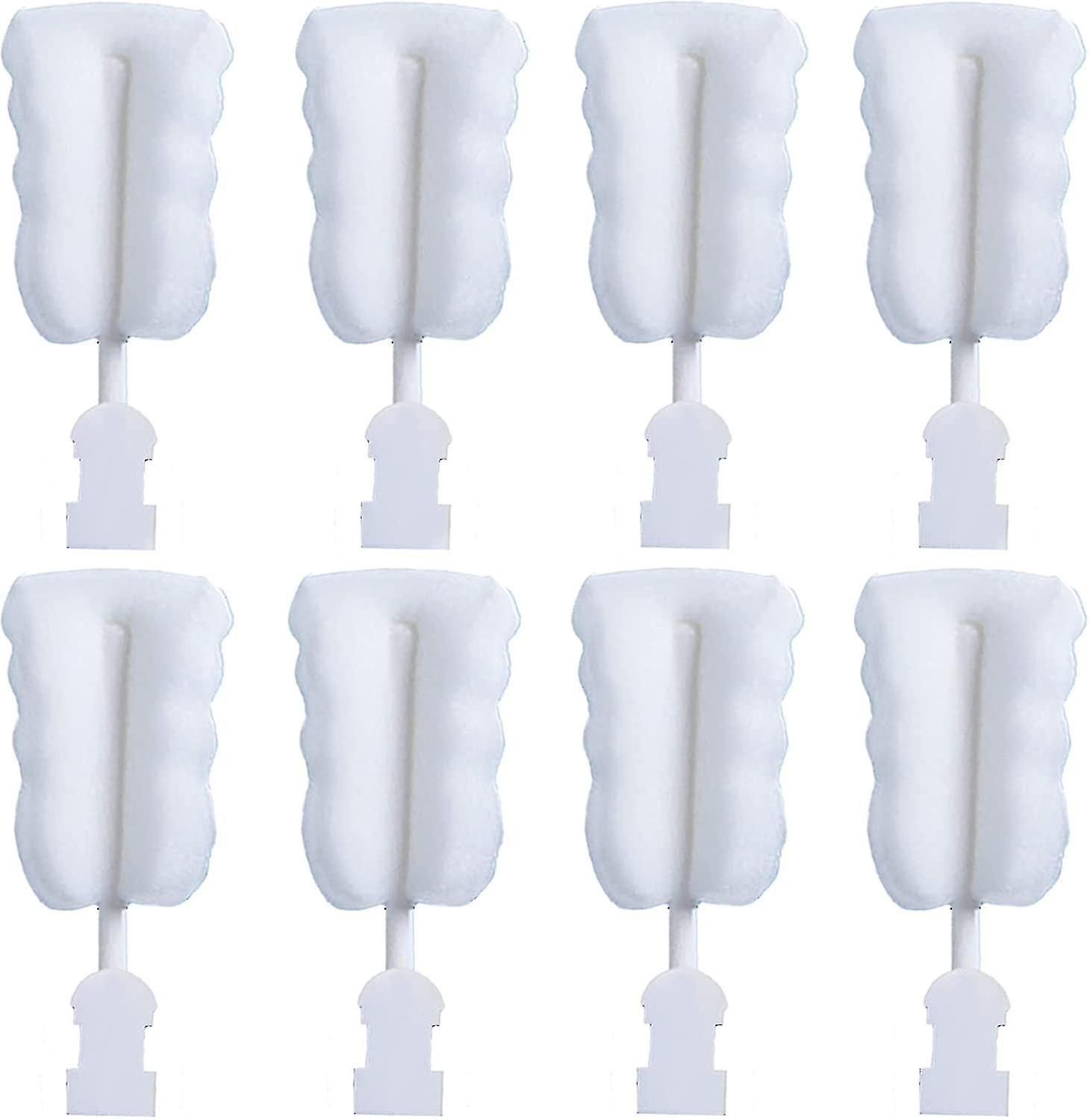 Bottle Brush Sponge Replacement Head 8 Pack Durable Soft Sponge Brush Head