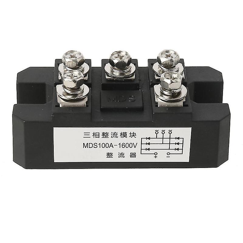 MDS100-16 Bridge Rectifier 100A 1600V 3-Phase Diode Bridge Rectifier Copper Bottom Plate Rectification Module