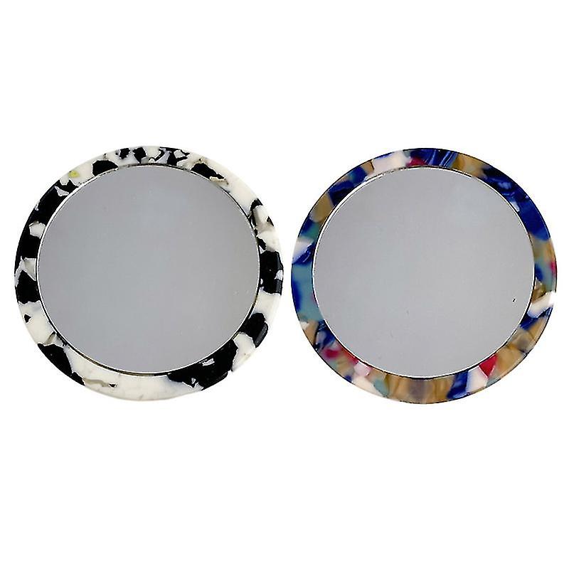 2pcs Portable Makeup Mirror