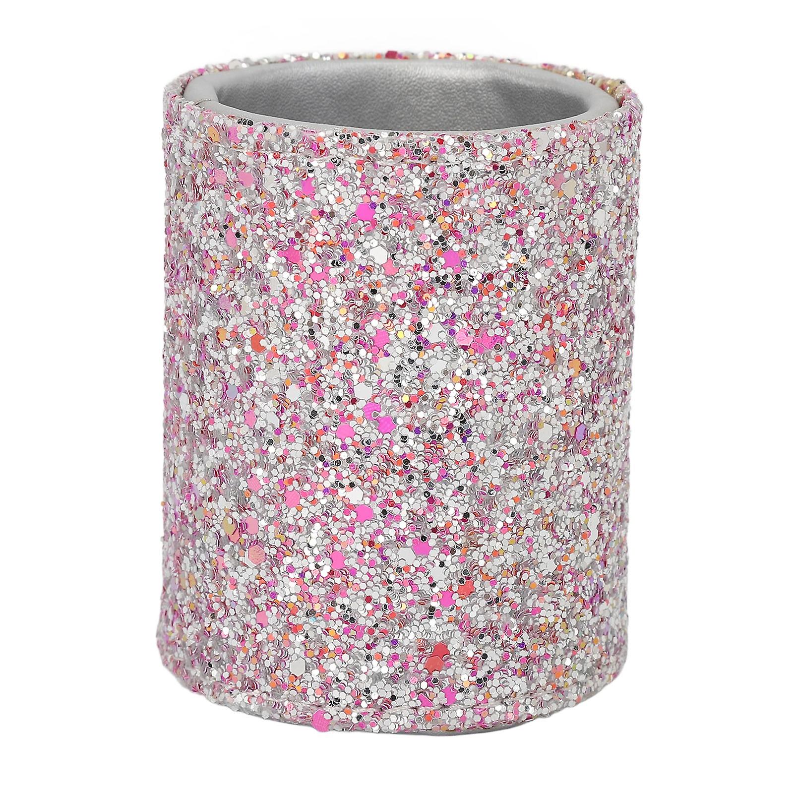 2024 Makeup Brush Holder Organizer Plastic Large Capacity Dustproof Make Up Brushes Container Silver