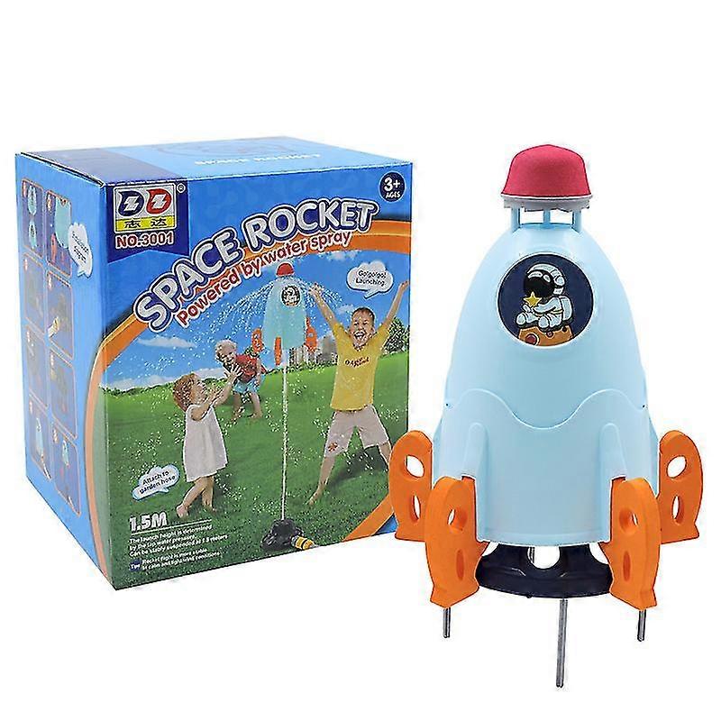宇宙ロケットスプリンクラー夏の子供の水遊び屋外芝生ロケットエアスプリンクラーおもちゃ