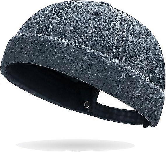 Classic Vintage Style Solid Color Sailor brimless Skull hat