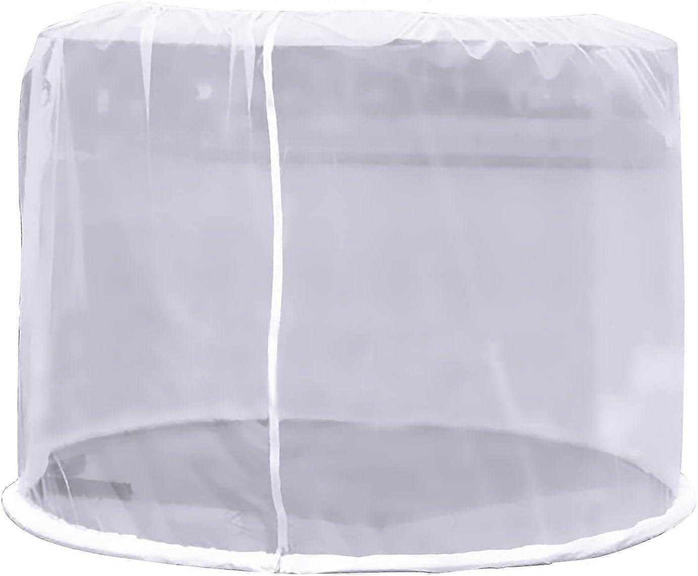 Outdoor patio umbrella Mosquito netting Polyester mesh Portable Foldable Sunshade Mosquito netting Zip cover Suitable for outdoor umbrellas and patio 