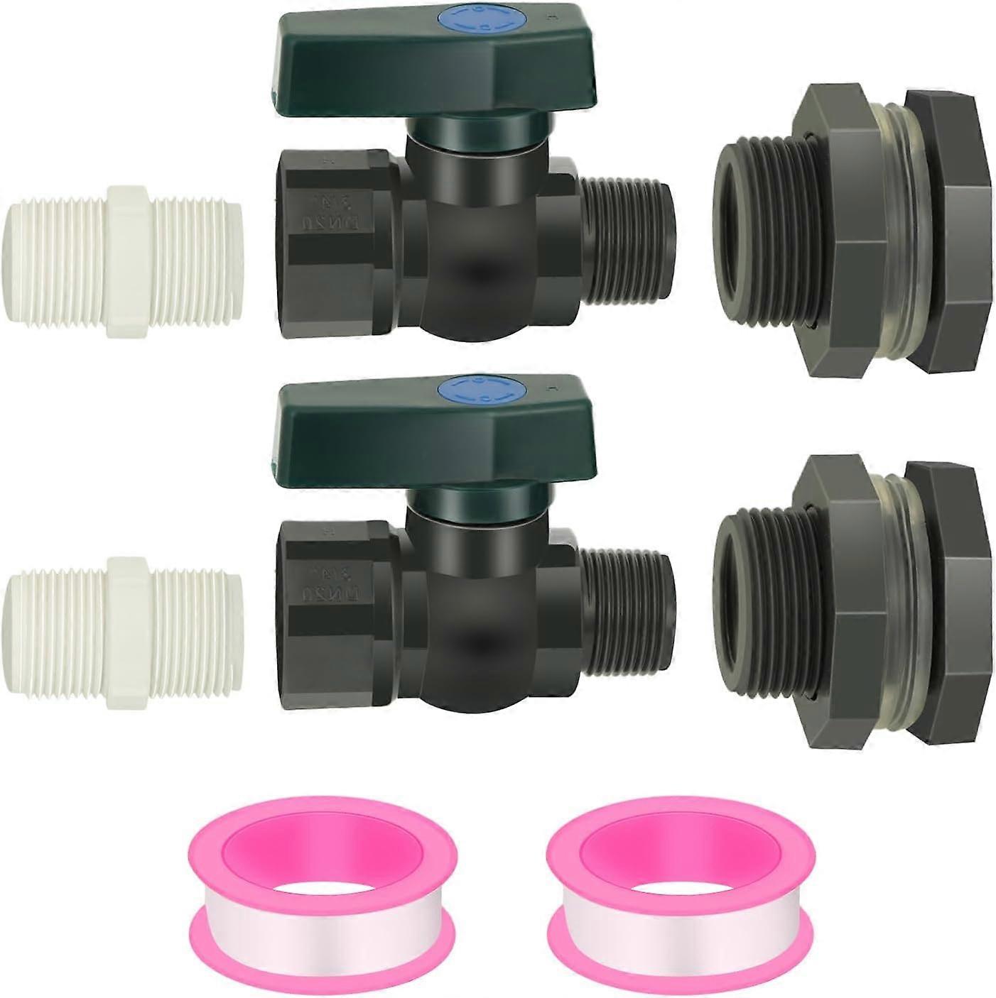 Rain Barrel Spigot Kit,3/4" Rain Barrel Valve