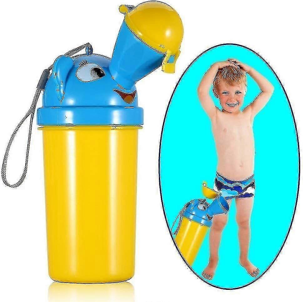 캠핑, 자동차 여행, 외부, 공원 및 어린이 유아 배변 오줌 훈련을 위한 휴대용 아기 어린이 배변 소변기 비상 화장실 (소년)