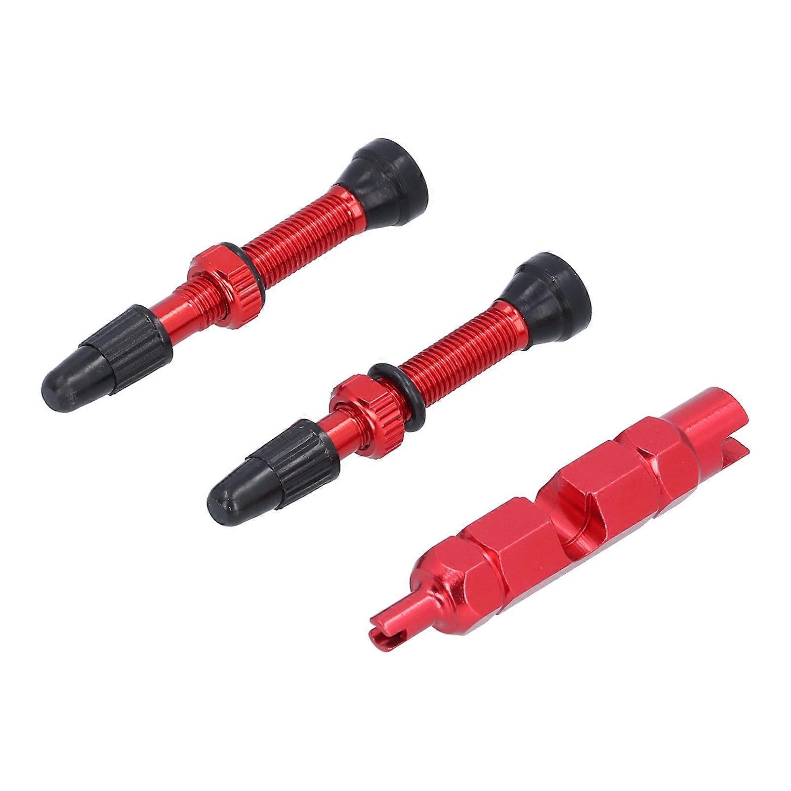 1.6 pouces Tubeless Valve Stem Français Type Laiton Détachable pour Vélos De Route VTTROUGE