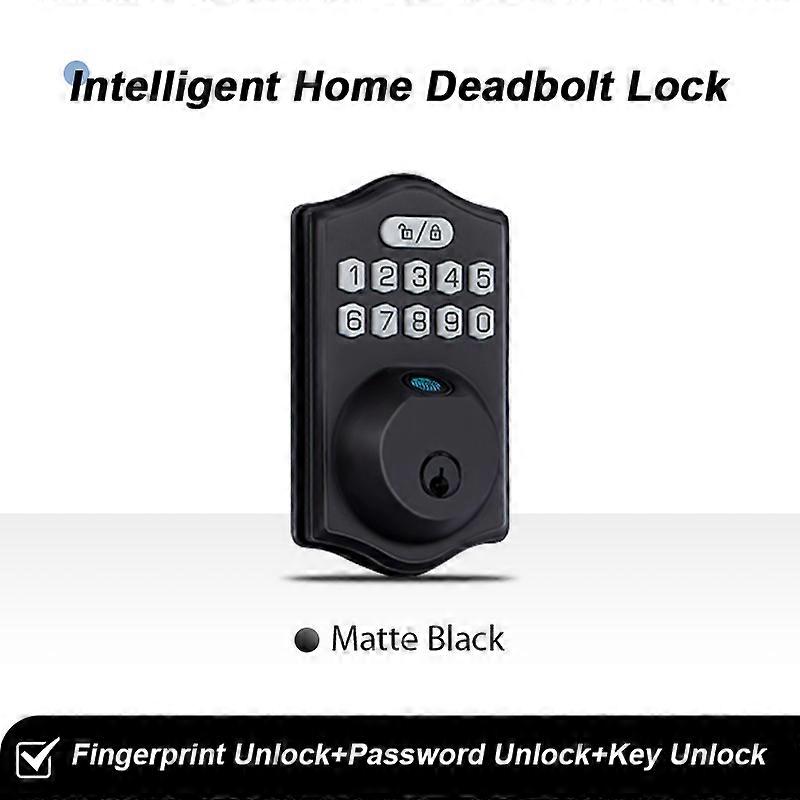 Fingerprint Code Key Eletronica Smart Door Lock Automatic Deadbolt Digital Keyless Entry Keypad Electronic Locks
