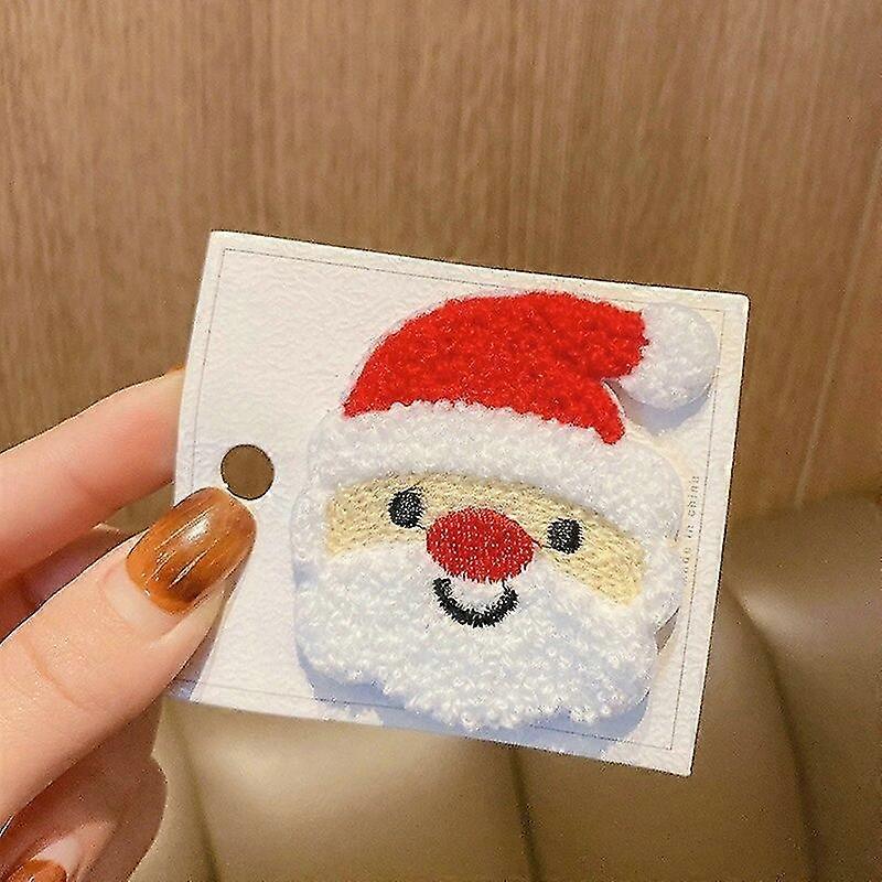 江虎新しいクリスマスヘアピンアントラーヘアクリップ鹿の耳クリスマスパーティーヘッドバンドフェスティバルラバーバンドボールヘアアクセサリーギフト