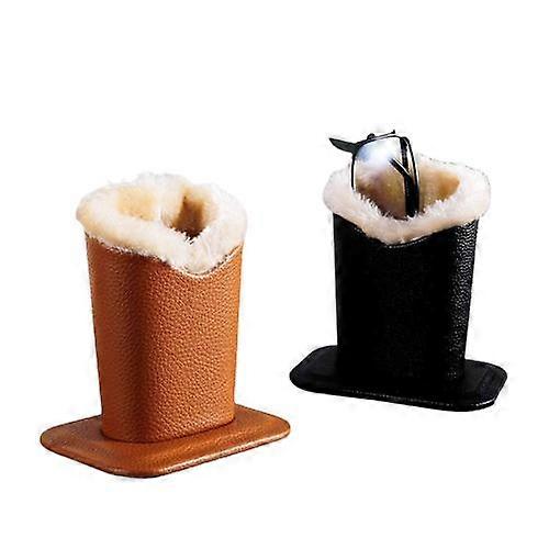 2 Pcs Eyeglasses Holder Plush Lined