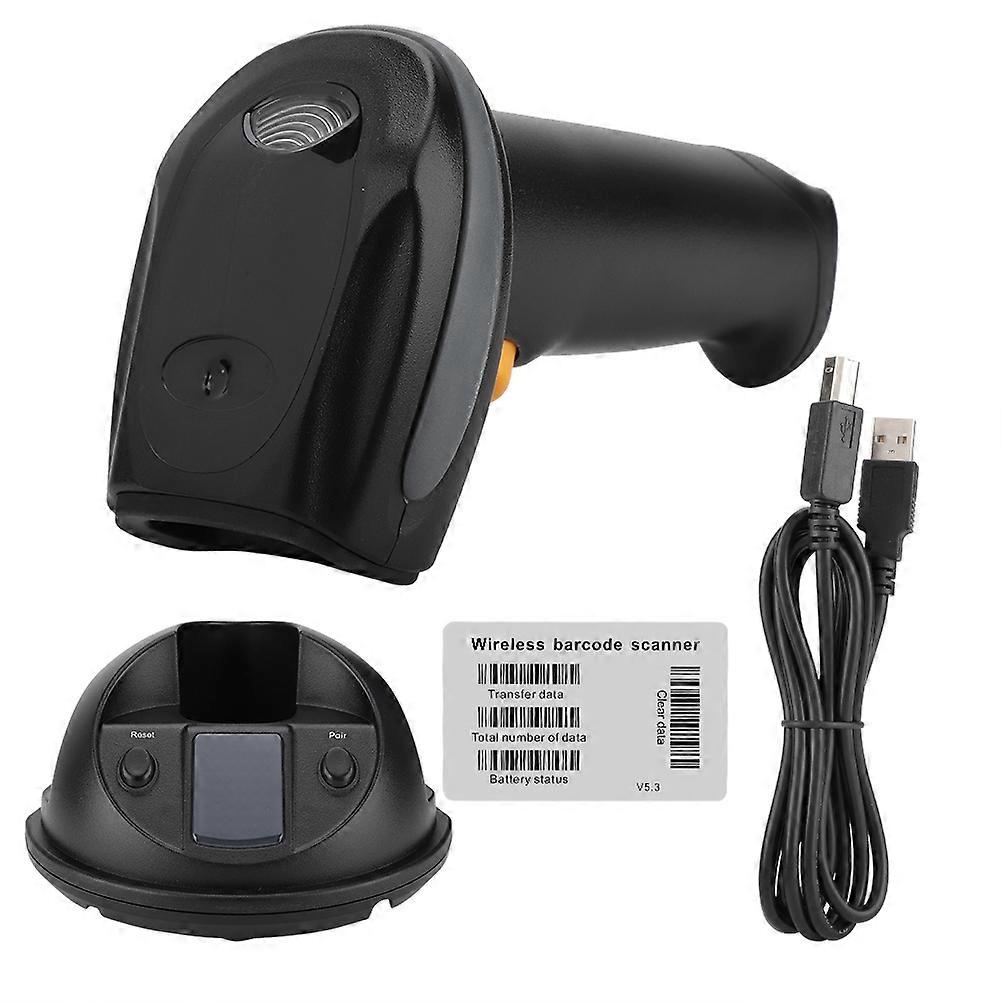 Scanner sans fil FG WX2800C 433 MHz, décodeur de codes-barres 32 bits avec base de chargement