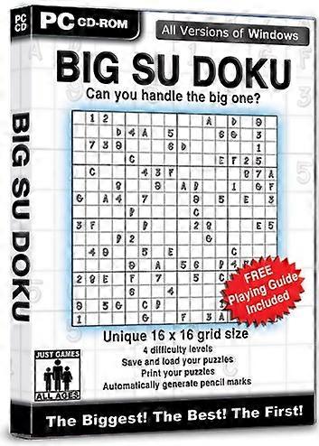 Just Games Big Sudoku (PC CD) - New & Sealed
