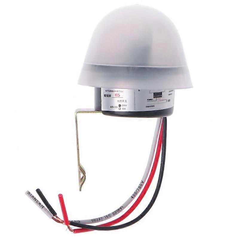 Automatisk automatisk på av Photocell Street Light Lamp Switch C AC 220V 50-60Hz 10A Photo Control Photoswitch Sensor Switch