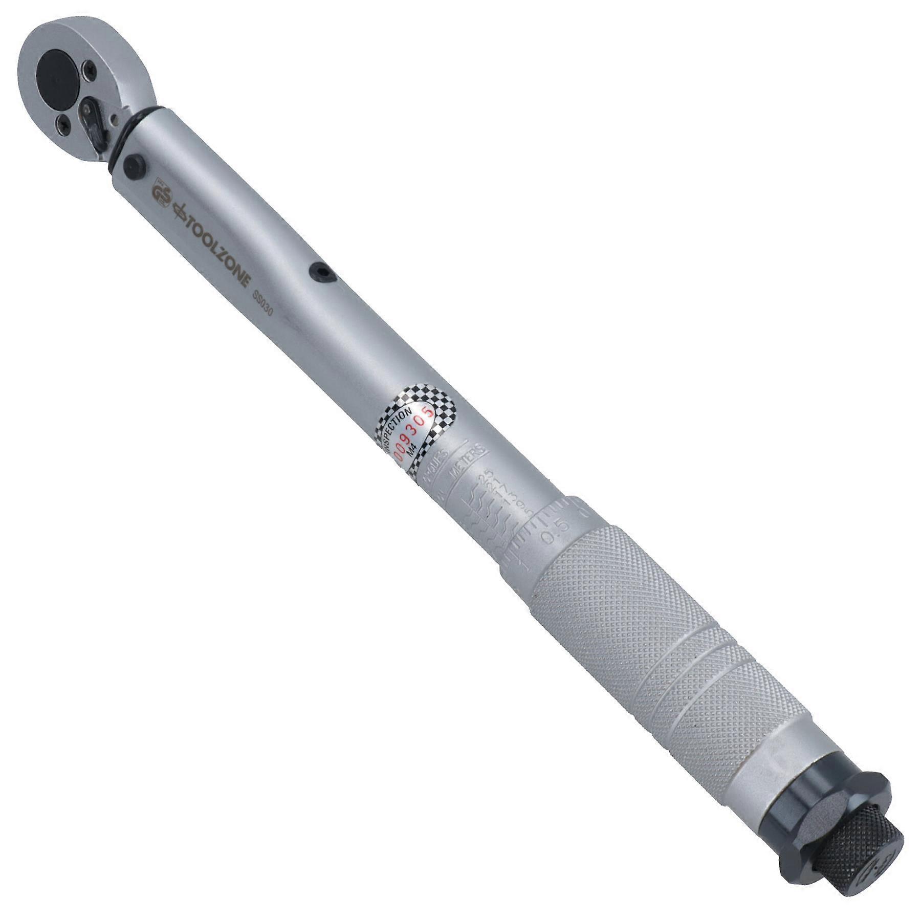 3/8" drive professional torque ratchet wrench 5 - 25 Nm / 4 - 18 ft/lbs TE526