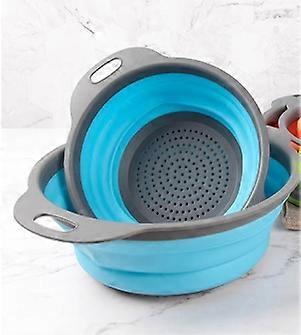 Foldable Colander Fruit Vegetable Washing Basket Strainer 2PCS