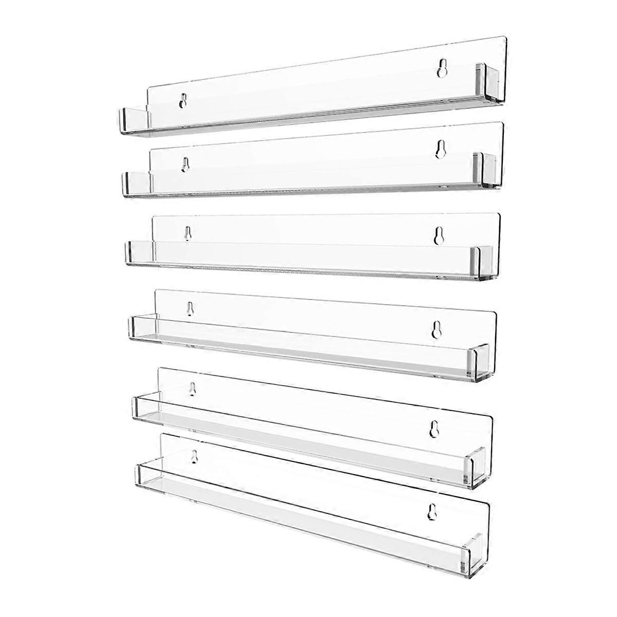 Nail Polish Display Stand Acrylic Wall with Removable Side Panels Finger Wall Mount Display Stand