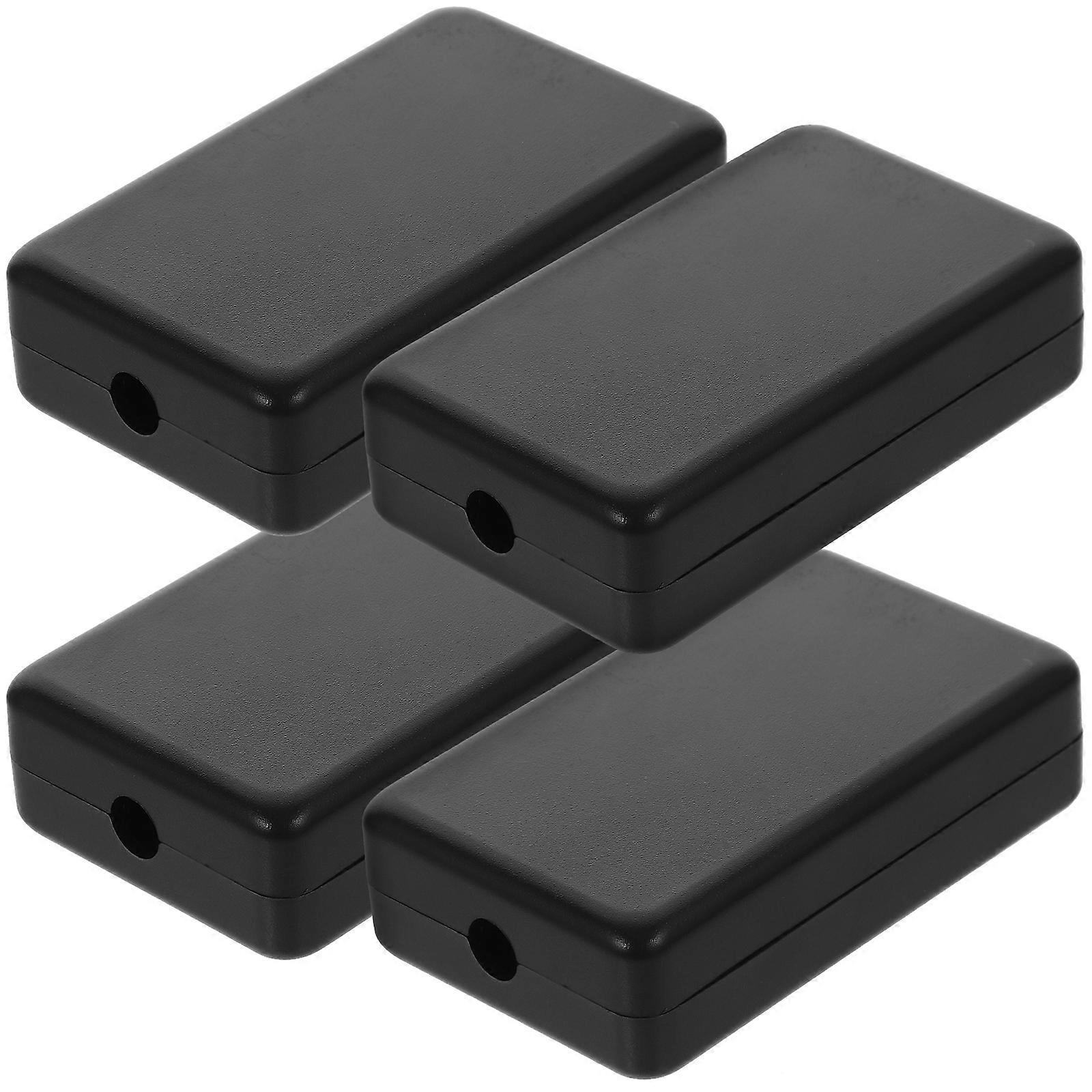4pcs Project Boxes Electric Power Cord Boxes PCB Junction Boxes Outdoor Plastic Junction Boxes